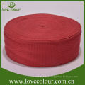 Alta qualidade bambu cão coleira webbings vermelho bambu webbing